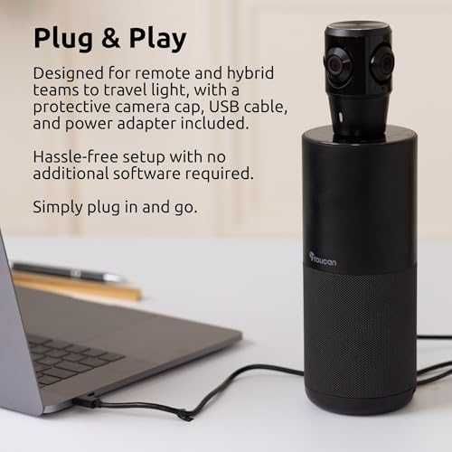 Нов TOUCAN 1080p Видеоконферентен Уред 360° Камера и Микрофон