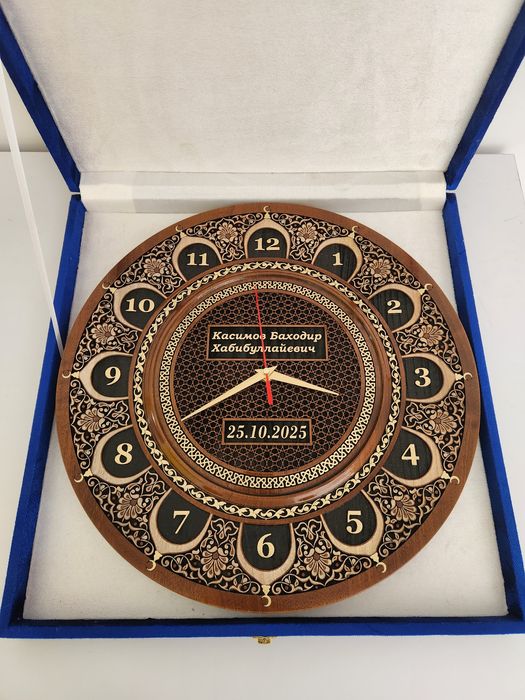 Soat laganlar. 70% qo'l mehnatida yasalgan qimmatbaxo suvenirlar