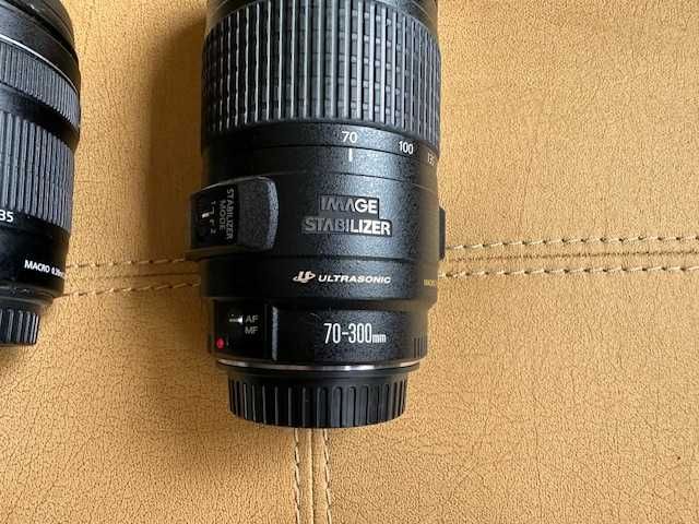 Фотоапарат Canon EOS 70 D с 3 обектива, чанта за носене и аксесоари