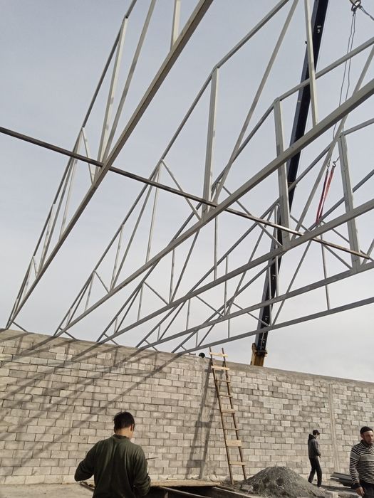 Фермы. Сварочные работы.