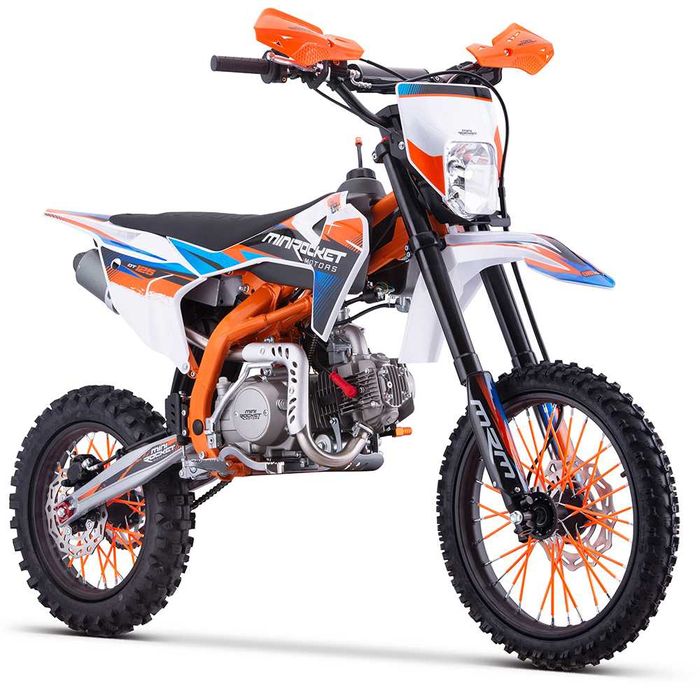 Motocicleta cross 125cc Mini Rocket DT 17/14" automat portocaliu