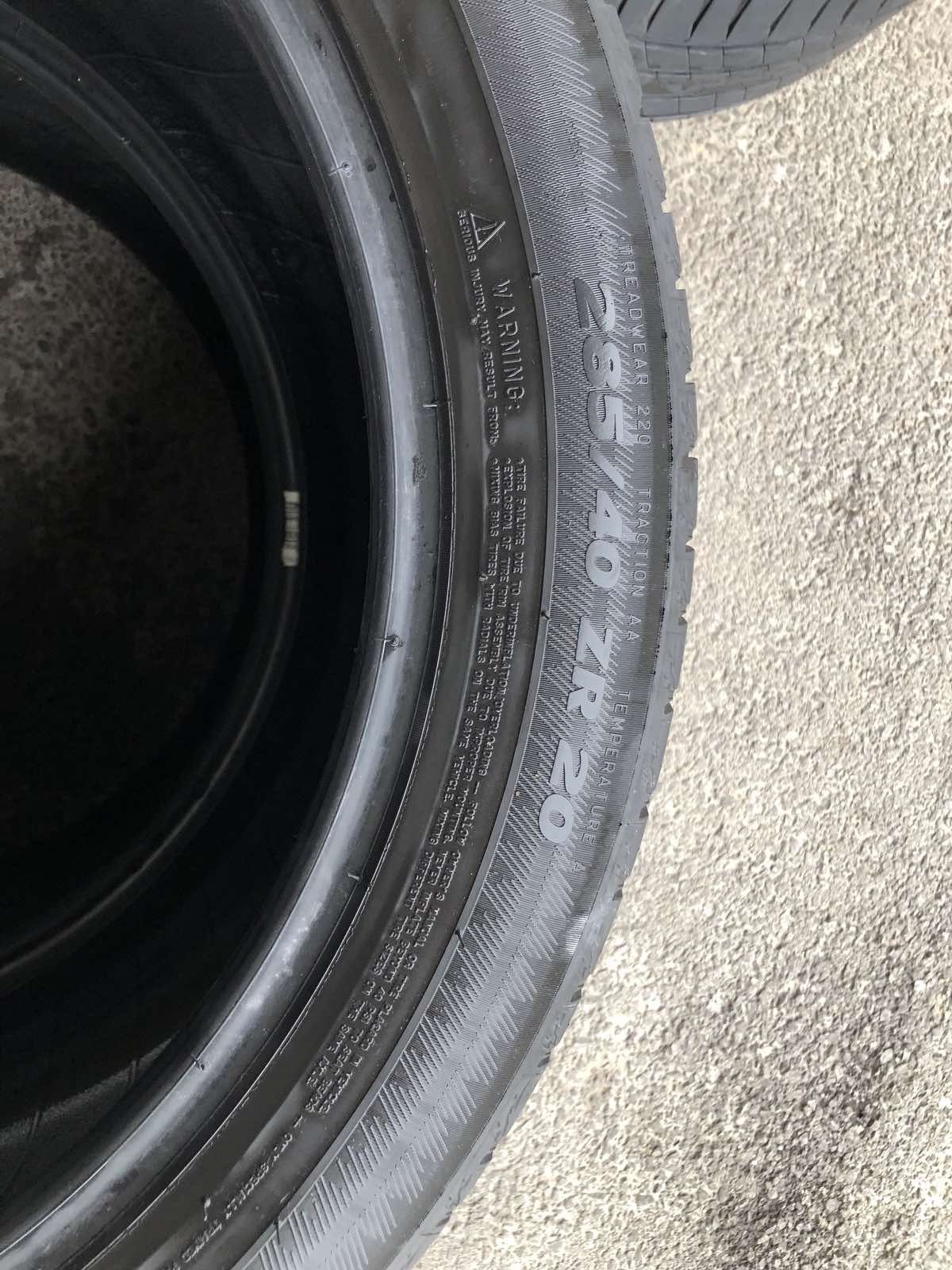 Летни 285/40/20+255/45/20 Michelin /Dot 20/ 6mm