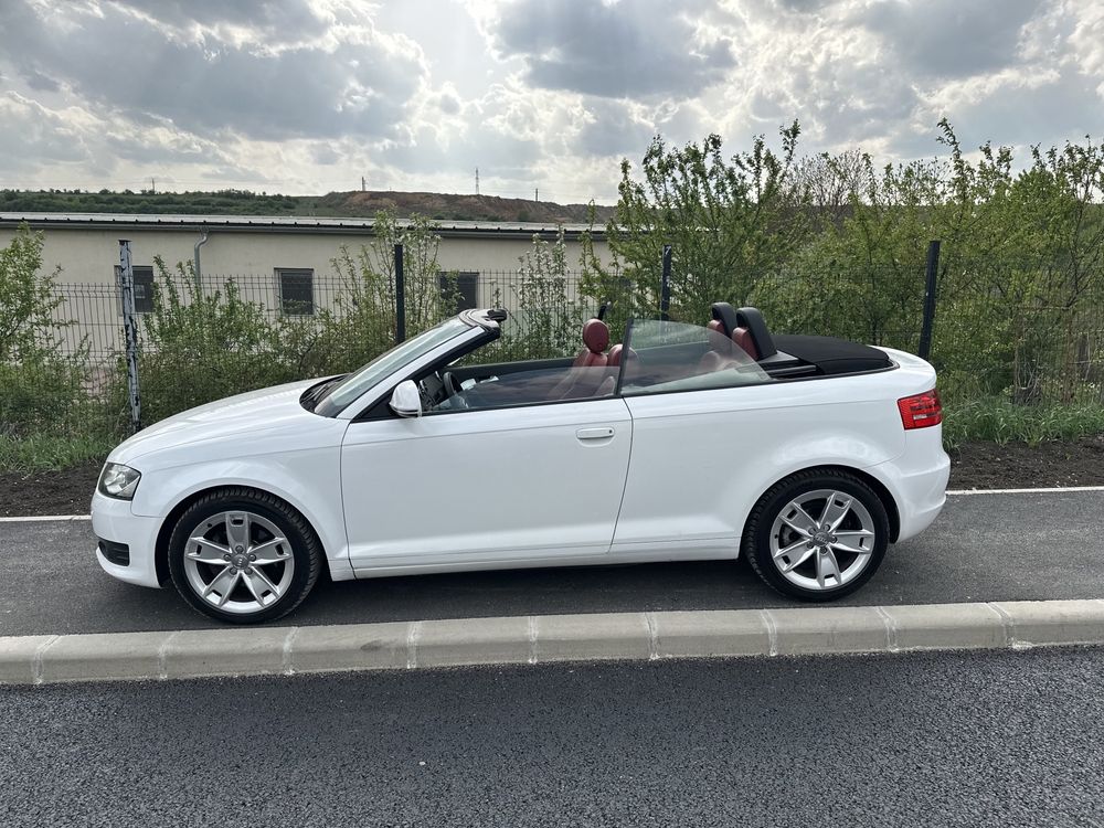 Audi A3 cabrio/piele/led