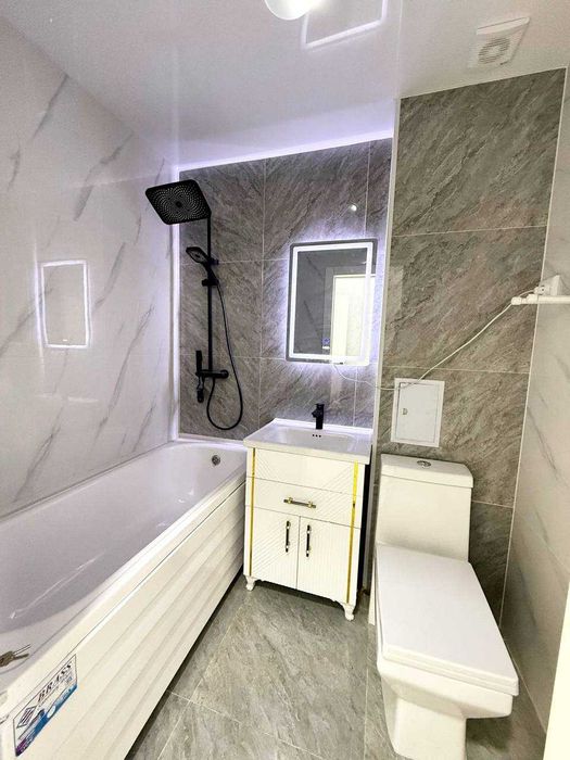 Янги лифтлик домдан 1 хонали евро тамирланган квартира сотилади 7микрн