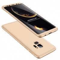 Husa Samsung Galaxy S9, FullBody Elegance Luxury Auriu+folie gratis