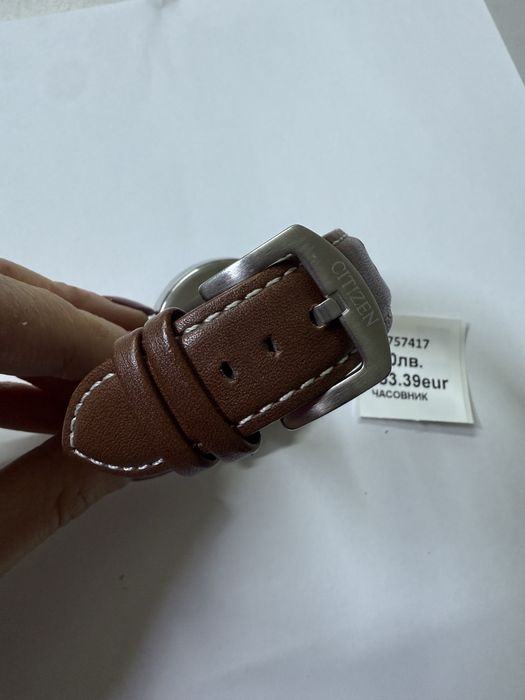 CITIZEN chronograph 45mm кафяв