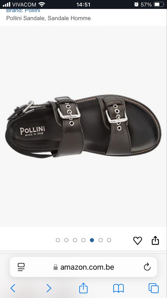 Pollini Оригинални мъжки сандали