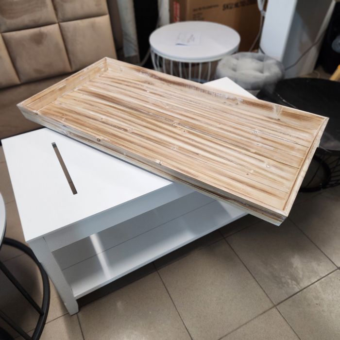 SS21! NOU Masă cafea cu tavă detasabila