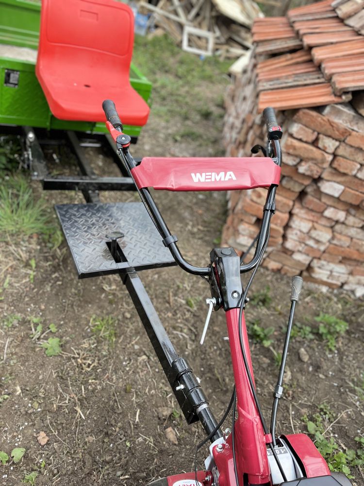 Мото фреза  weima и ремарке gradina мултикултиватор