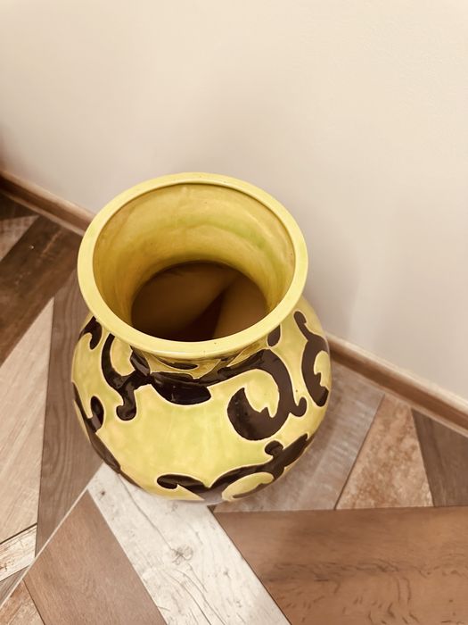 Декоративна ретро керамична ваза – ръчна изработка,уникална изработка