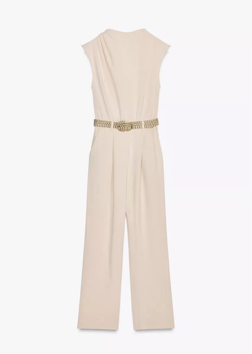 Salopeta crem curea inclusa ZARA - marimea XL