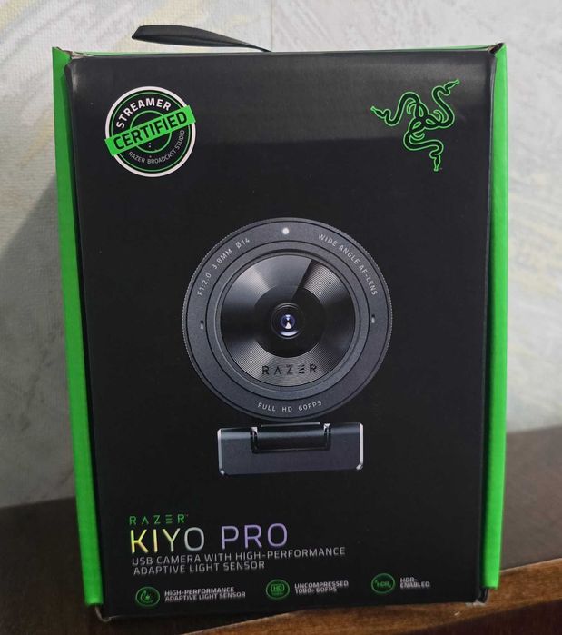 Уеб камера Razer - Kiyo Pro, FHD, черна