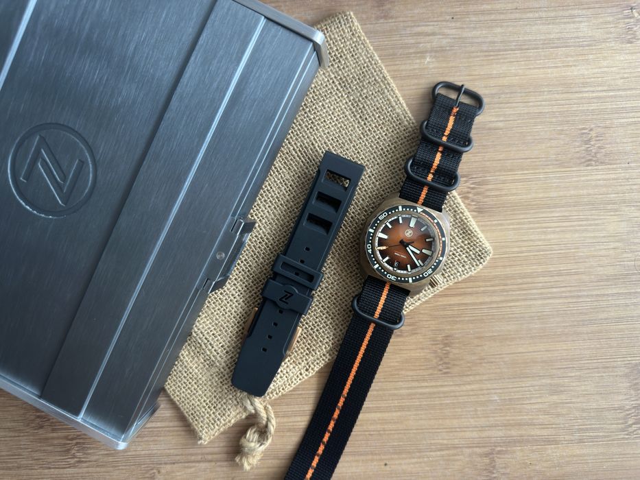 Ceas Zelos HAMMERHEAD V3 300M Bronze BURNT Orange