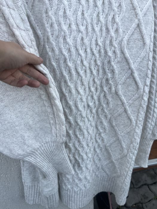 Rochie tricotatat crem