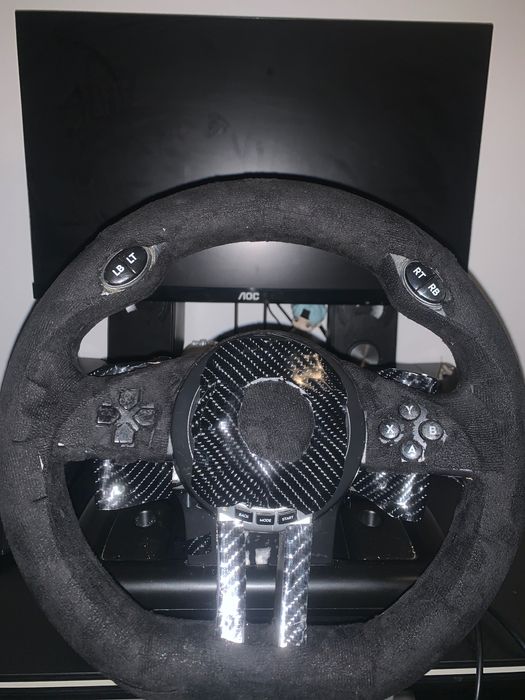 Volan gaming alcantara (cel mai rar volan drift oz din România)