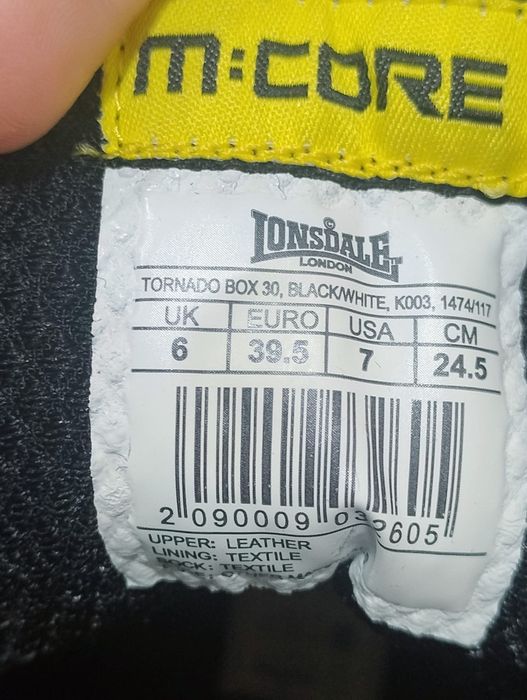 Ghete box Lonsdale marimea 39.5