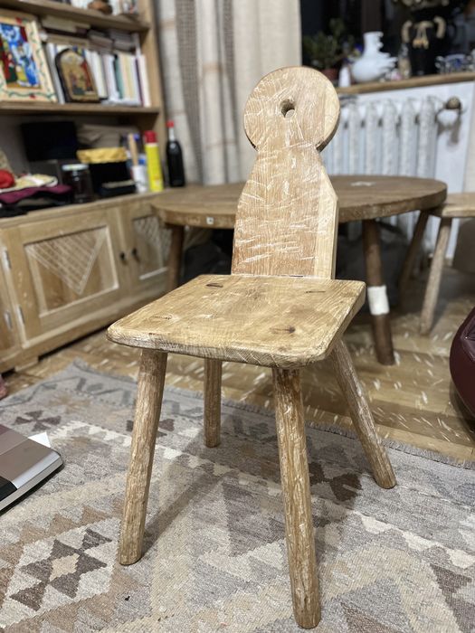 Masa + 4 scaune stejar masiv