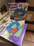 Set Cutie Cu Nisip Albastru, Kinetic Sand,