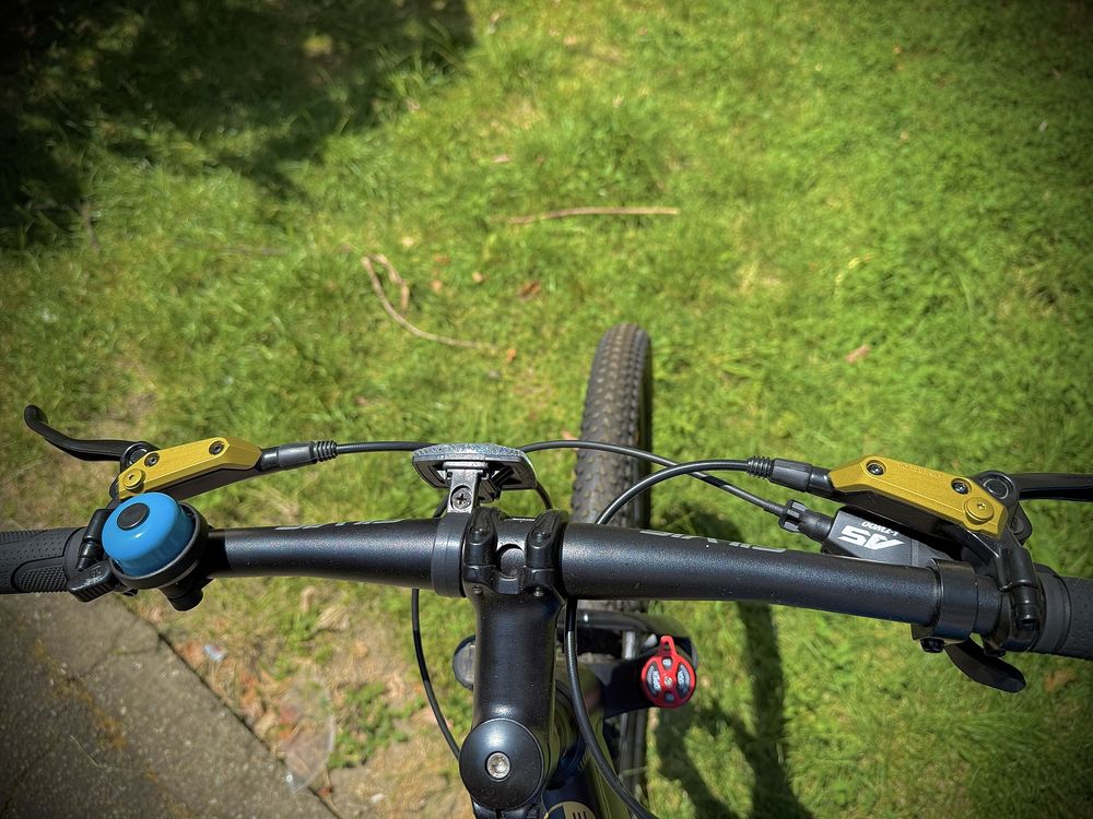 Bicicleta KTM noua frane hidraulice suspensie fata reglabila roti 29
