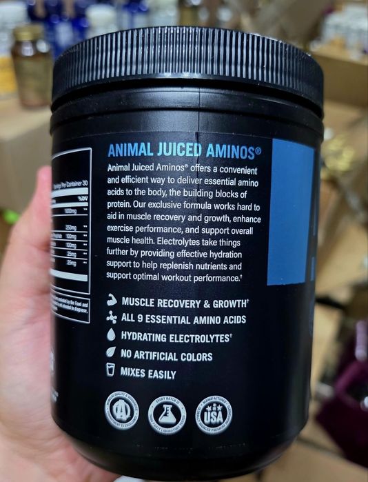 ДОСТАВКИ НЕТ Animal amino аминокислоты и электролиты 405грамм Made USA