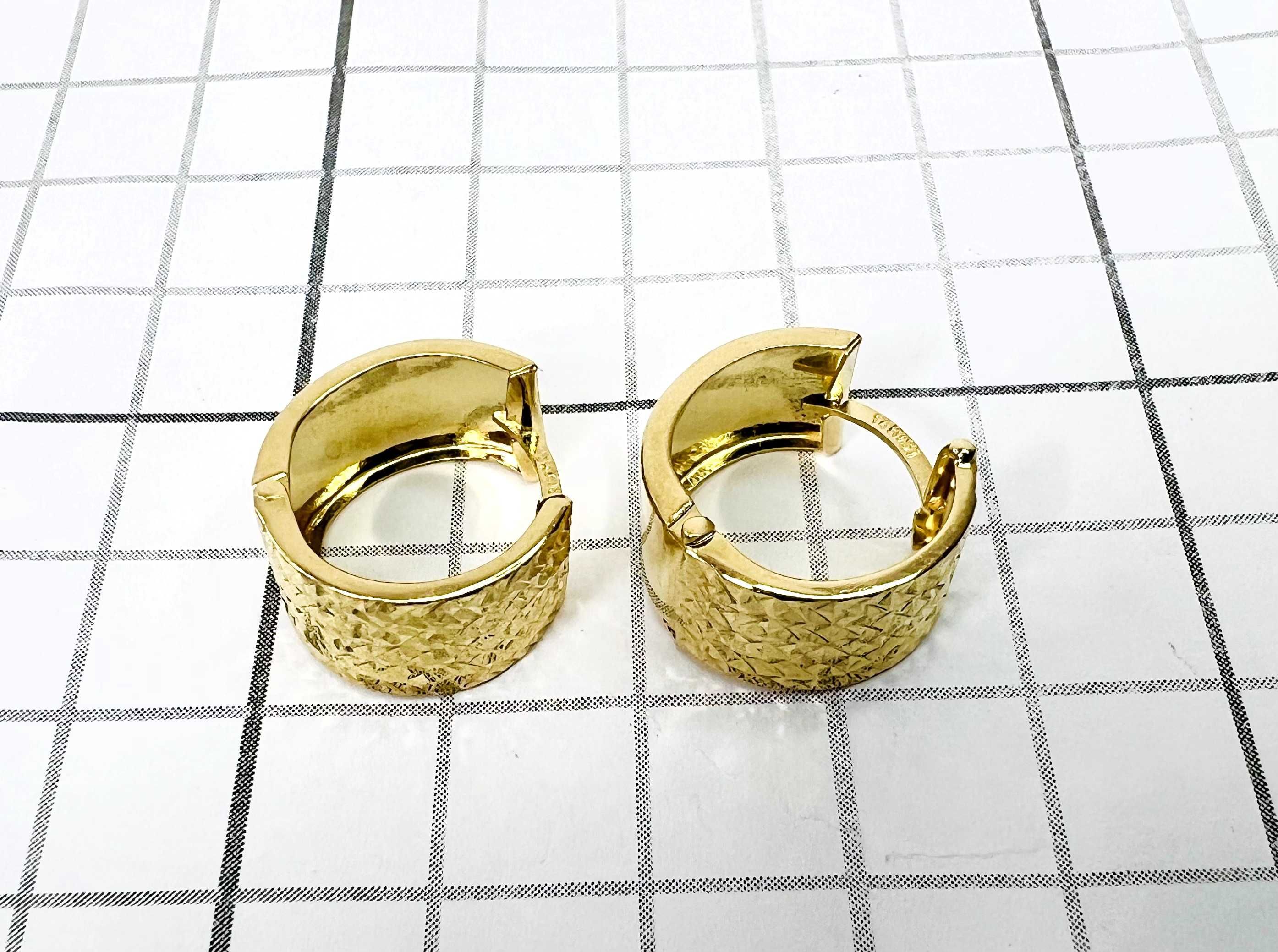 ТОП ЦЕНА! Златни Обеци Халка 14K / 3,77гр