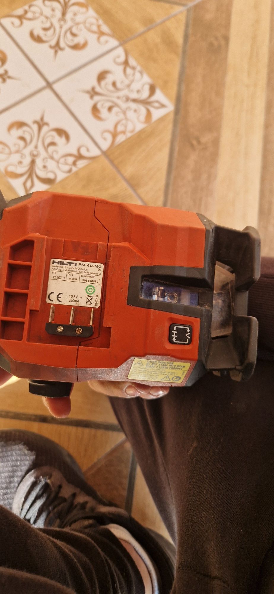 Vand laser hilti pm 40 mg