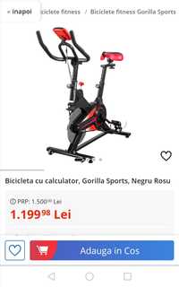 Bicicleta cu calculator, Gorilla Sports, Negru Rosu

Livrare în: Cerna