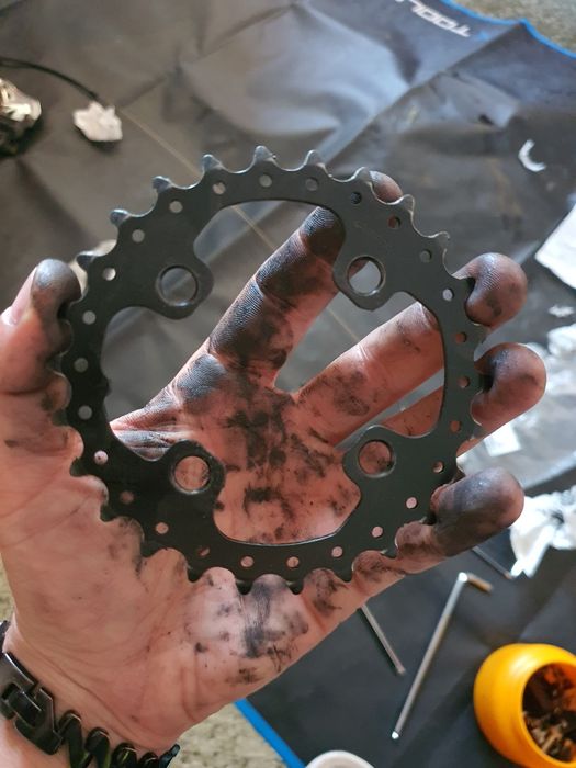 foi 2x10V, foi angrenaj pedalier 36T si 26T