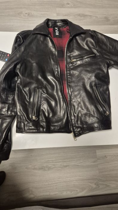 Кожено яке мъжко естествена висикокачествена агнешка кожа