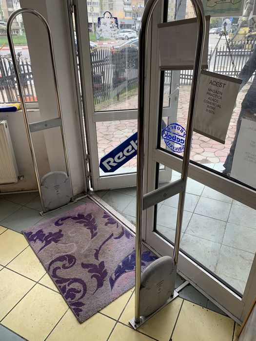 Sistem complet antifurt haine Syntex. Porti antifurt magazine