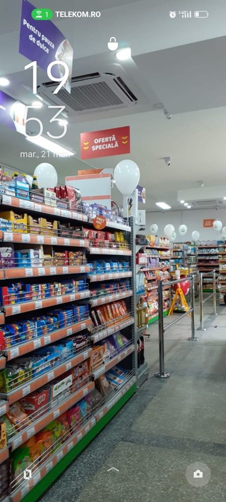 Rafturi metalice ieftine pentru magazine supermarket