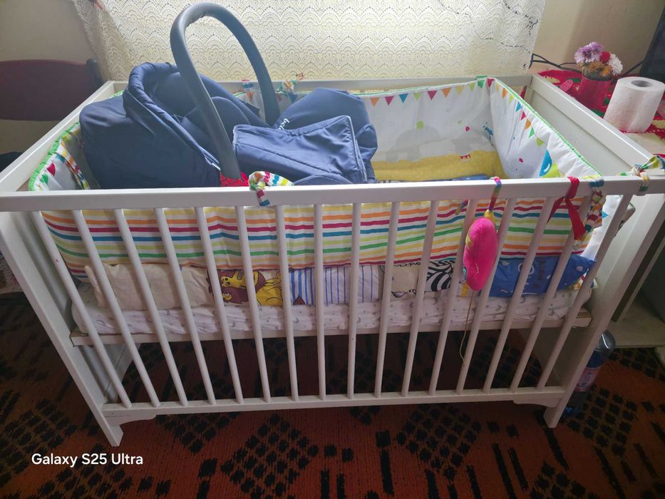 Pat bebe 0-2 ani si scoica 0-6 luni