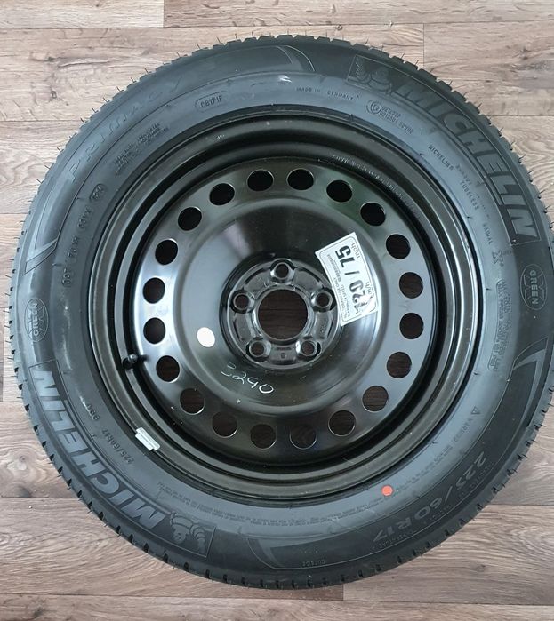 Roata rezerva R17,  cauciuc Michelin 225 60 R17