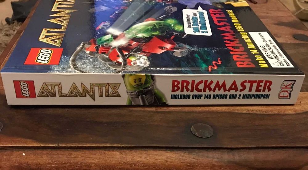 Конструктори книги LEGO Atlantis и City - Лего под формата на книга