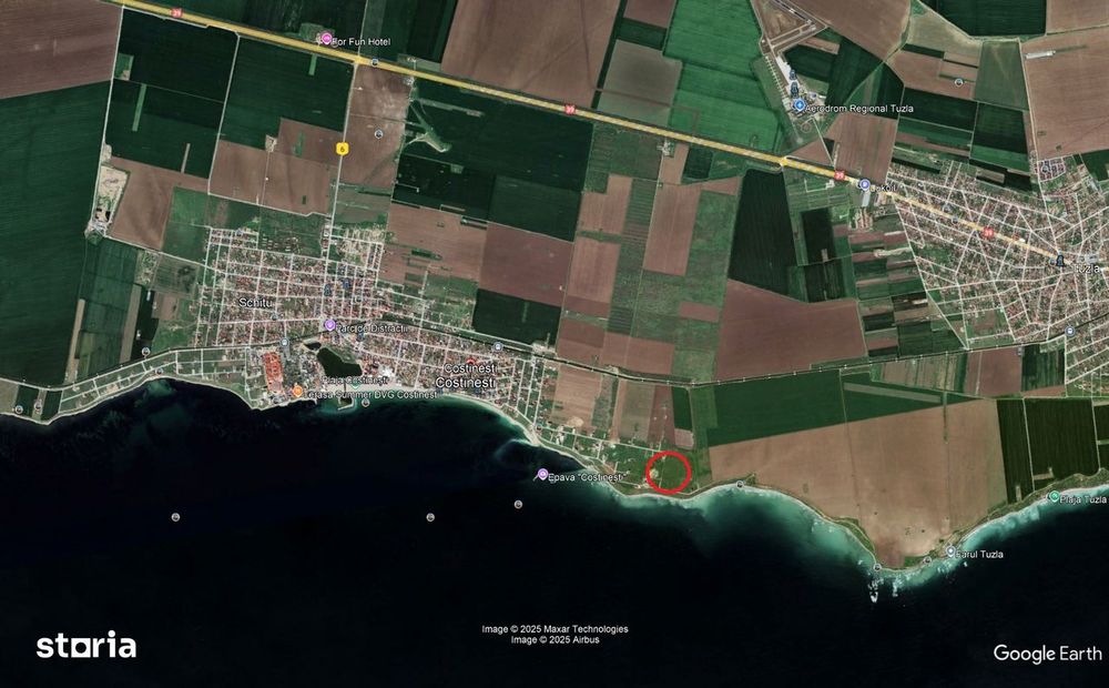 Teren de vanzare Costinesti zona Epava