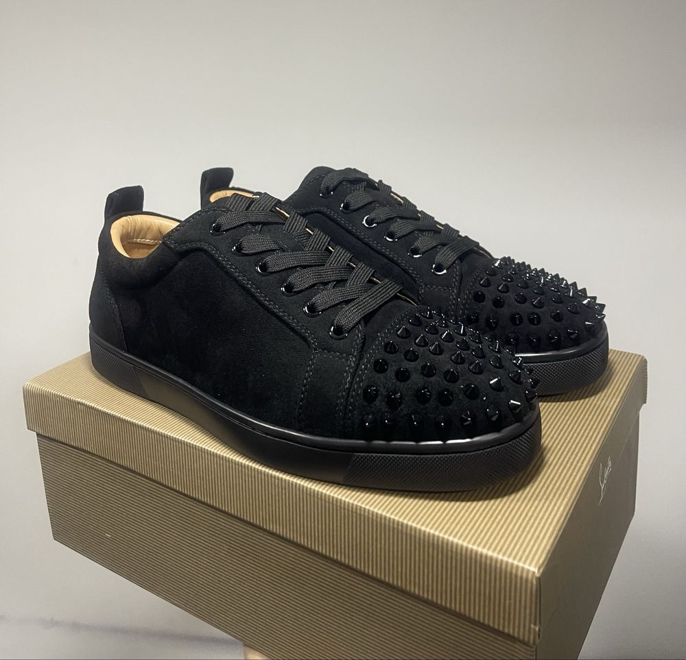 Christian Louboutin Low Black Spikes
