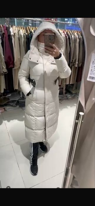 Продам пуховик с натуральным наполнителем