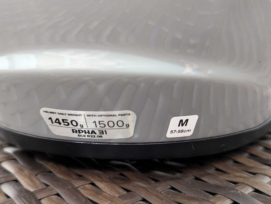Casca moto HJC RPHA 31, marime M - ochelari de soare, open face