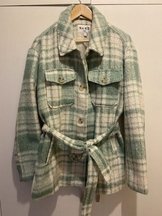 Страхотна връхна риза с колан, подплатена