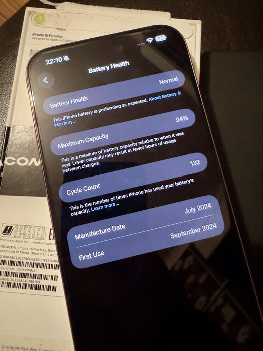 iPhone 16 Pro Max Desert Titanium 256 GB