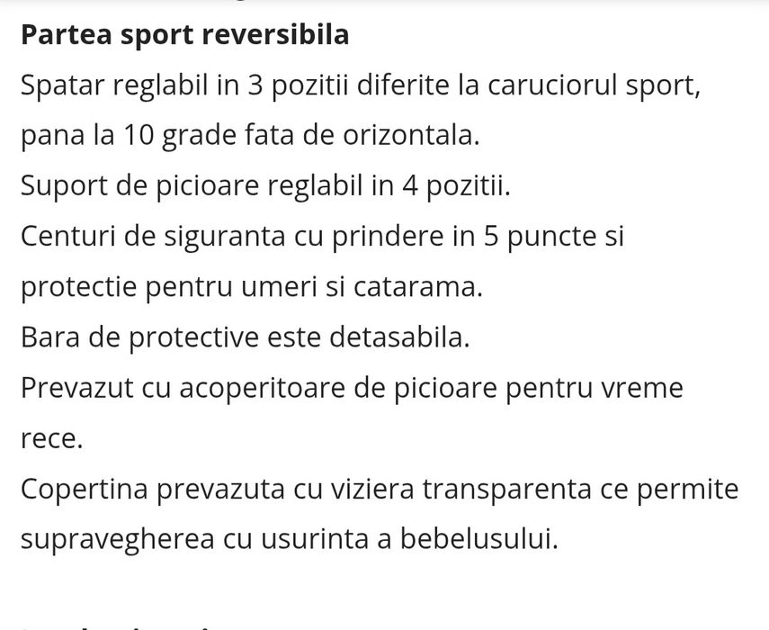 Căruț Bertoni-Lorelli - Carucior Sport Monza 3 in 1 bej