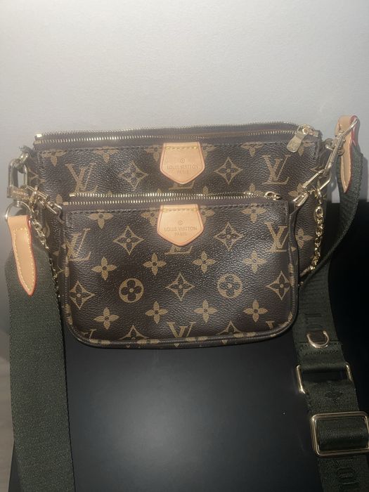 Двойна чанта с дълга и къса дръжка