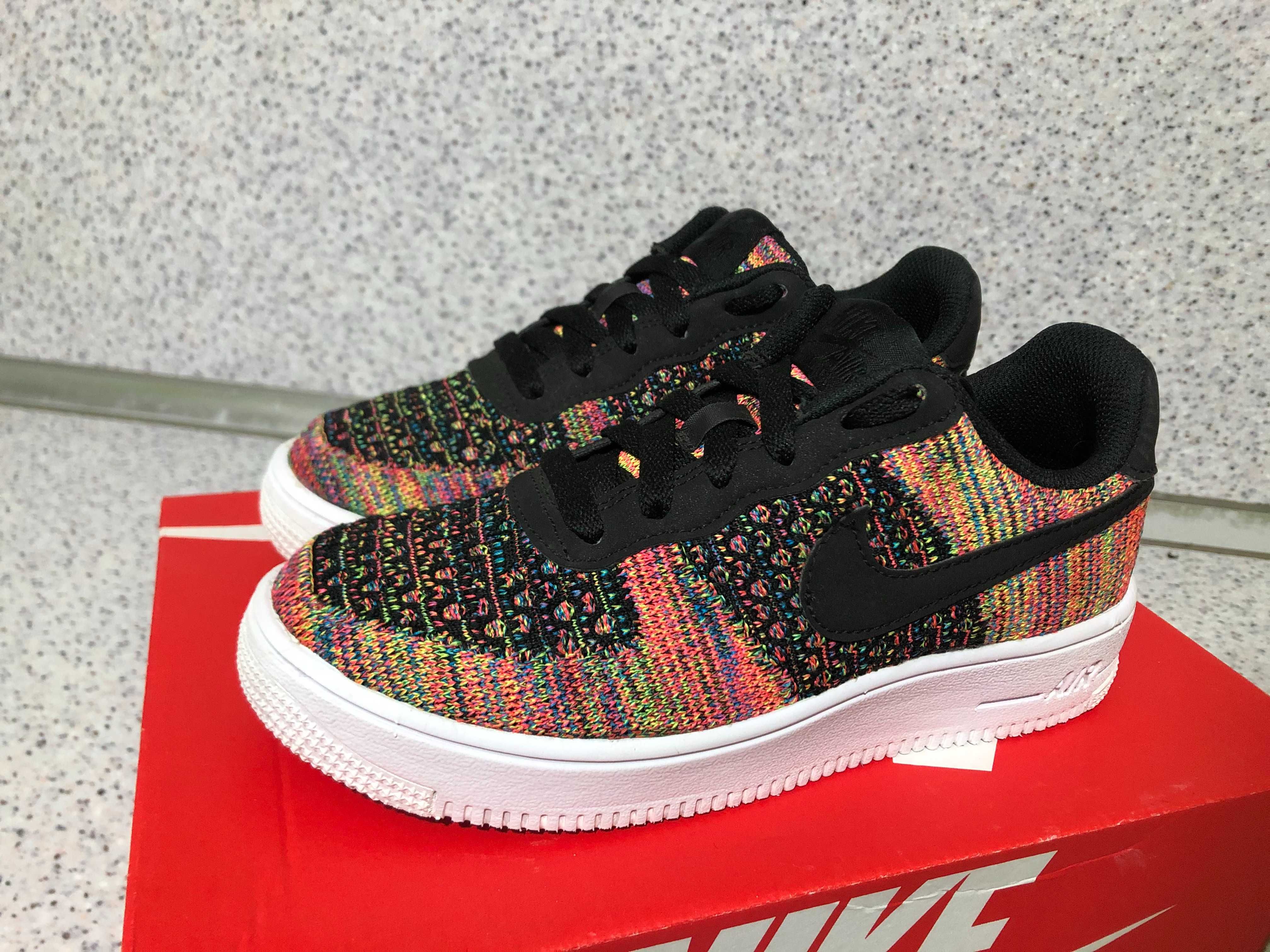 ОРИГИНАЛНИ *** Nike Air Force 1 Flyknit 2.0 / Hyper Pink Multicolor