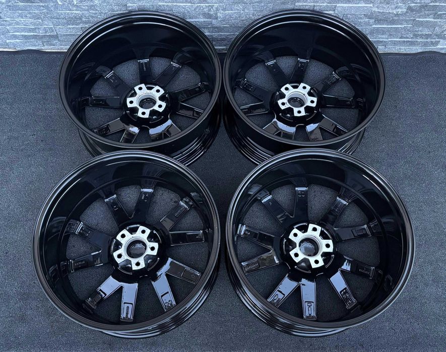 Set jante aliaj r20 5x112 negre Vw Audi Mercedes Skoda
