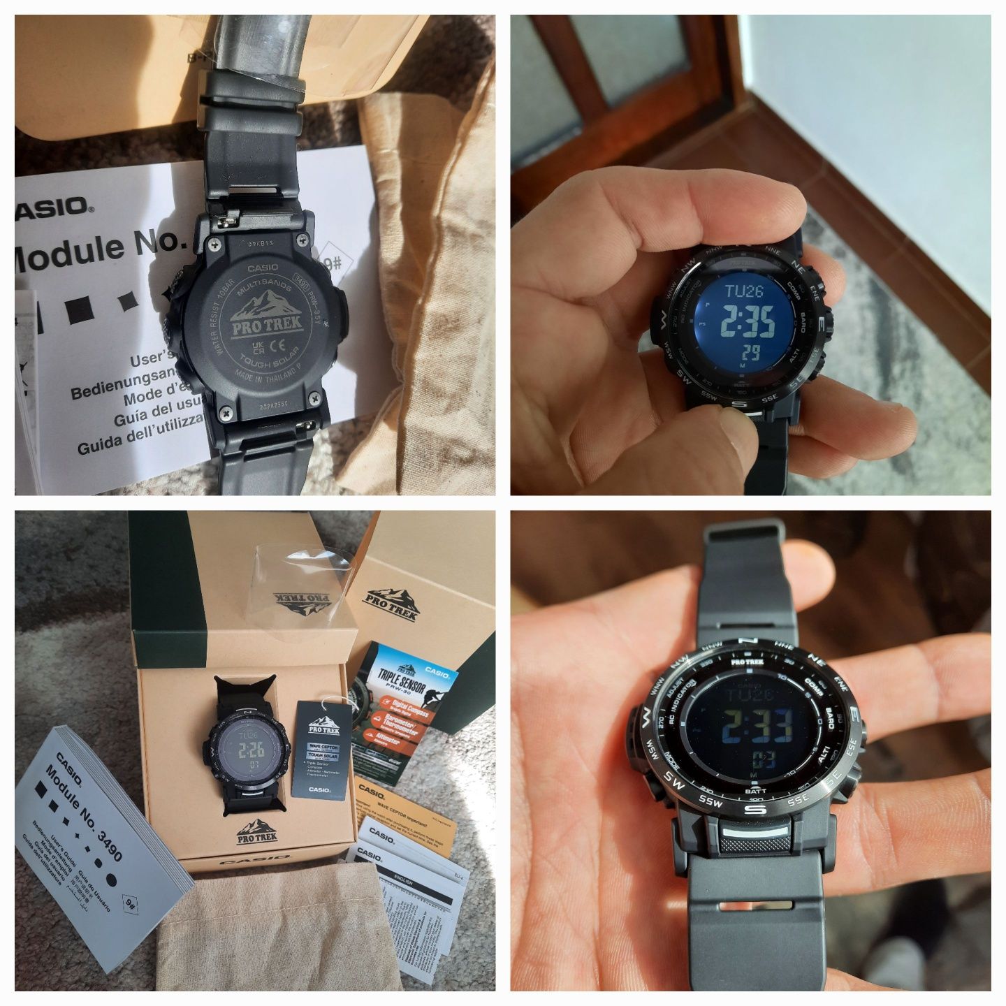 Casio Pro Trek PRW35Y 1BER Solar NOU