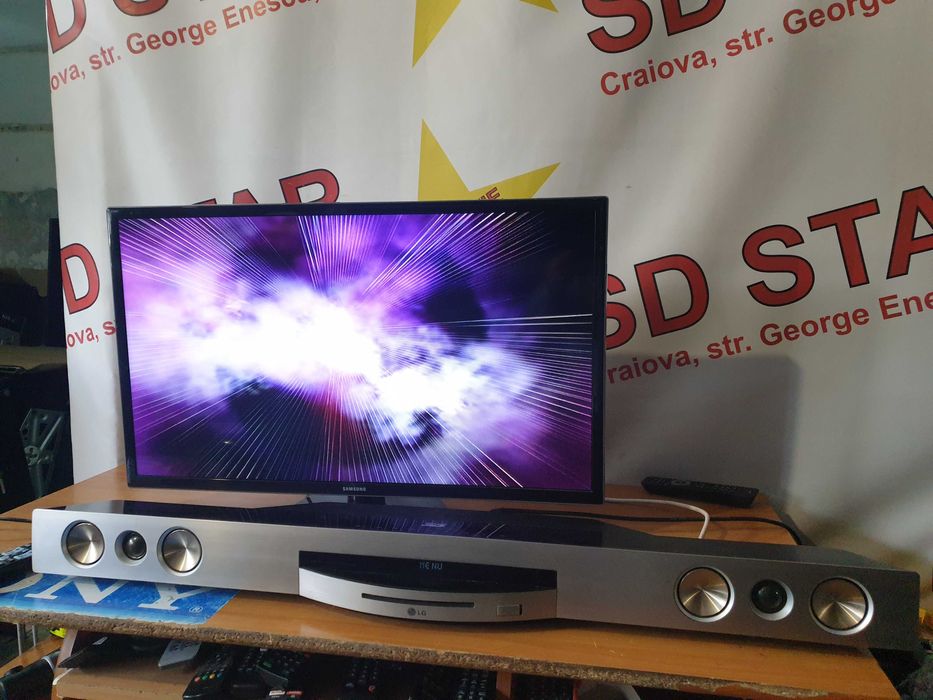 Sistem Home Theatre 3D cu Blu-ray Sound Bar LG HLX 56S