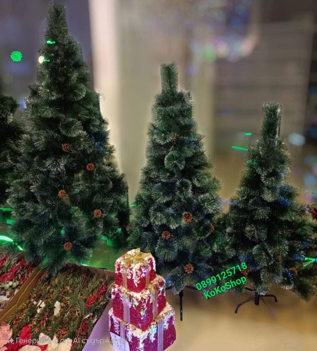 Елха с шишарки/елха със заснежени връхчета и шишарки