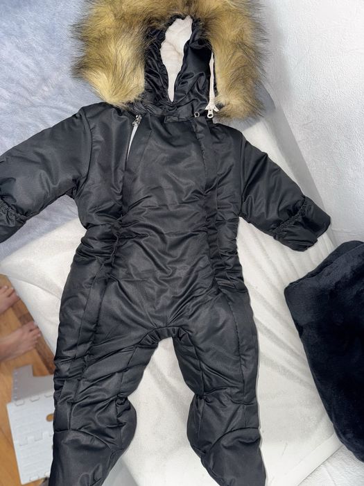 Зимний комбинезон для новорожденных 74 см