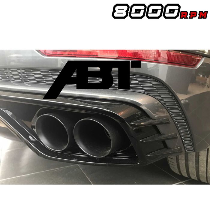 Оригинални Audi SQ7 хром накрайници стомана Active Sound генерация