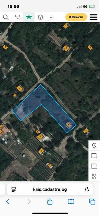 Парцел 1189кв.м с посройка в Плевен,м.Табак.чешма 56722. 723. 1138